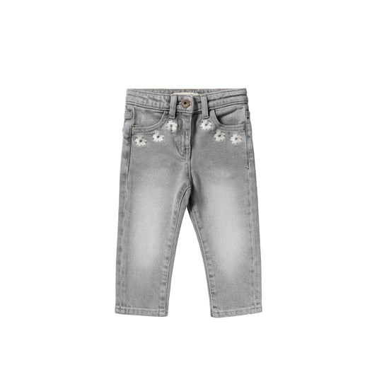 Your Wishes - Stretch Denim | Grey Baggy Jeans