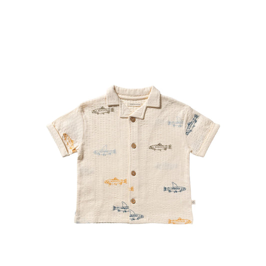 Your Wishes - Loose Shirt Shark Fish | White Swan