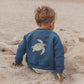 Your Wishes - Turtle Quilted Jacket | Ensign Blue