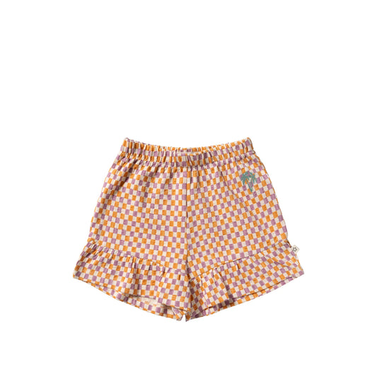 Your Wishes - Wide Shorts | Multicolor Mini Check