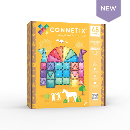 Connetix - Glitter Castle Pack (48 stuks)