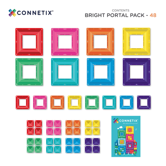 Connetix - Bright Portal Pack (48 stuks)