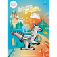ARA Creative - Opblaasbare kleurplaat | Draak